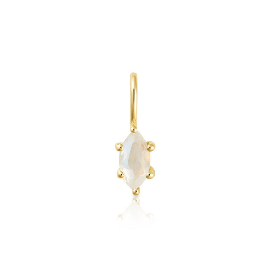 June Birthstone Charm Moonstone