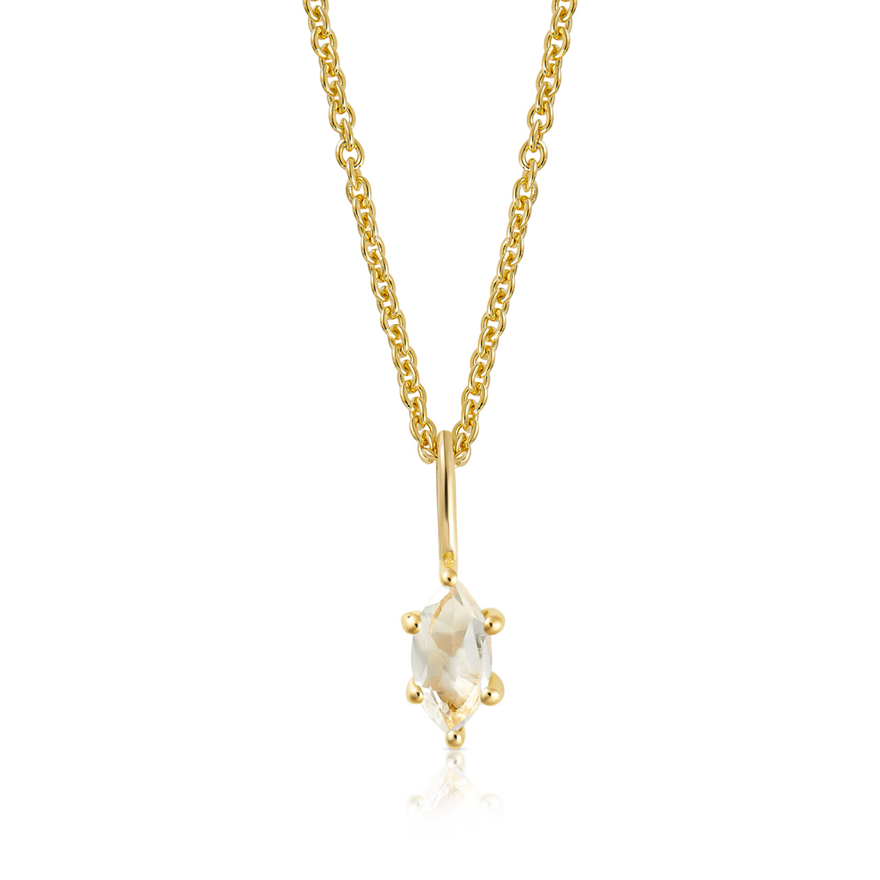 November Birthstone Necklace Topaz