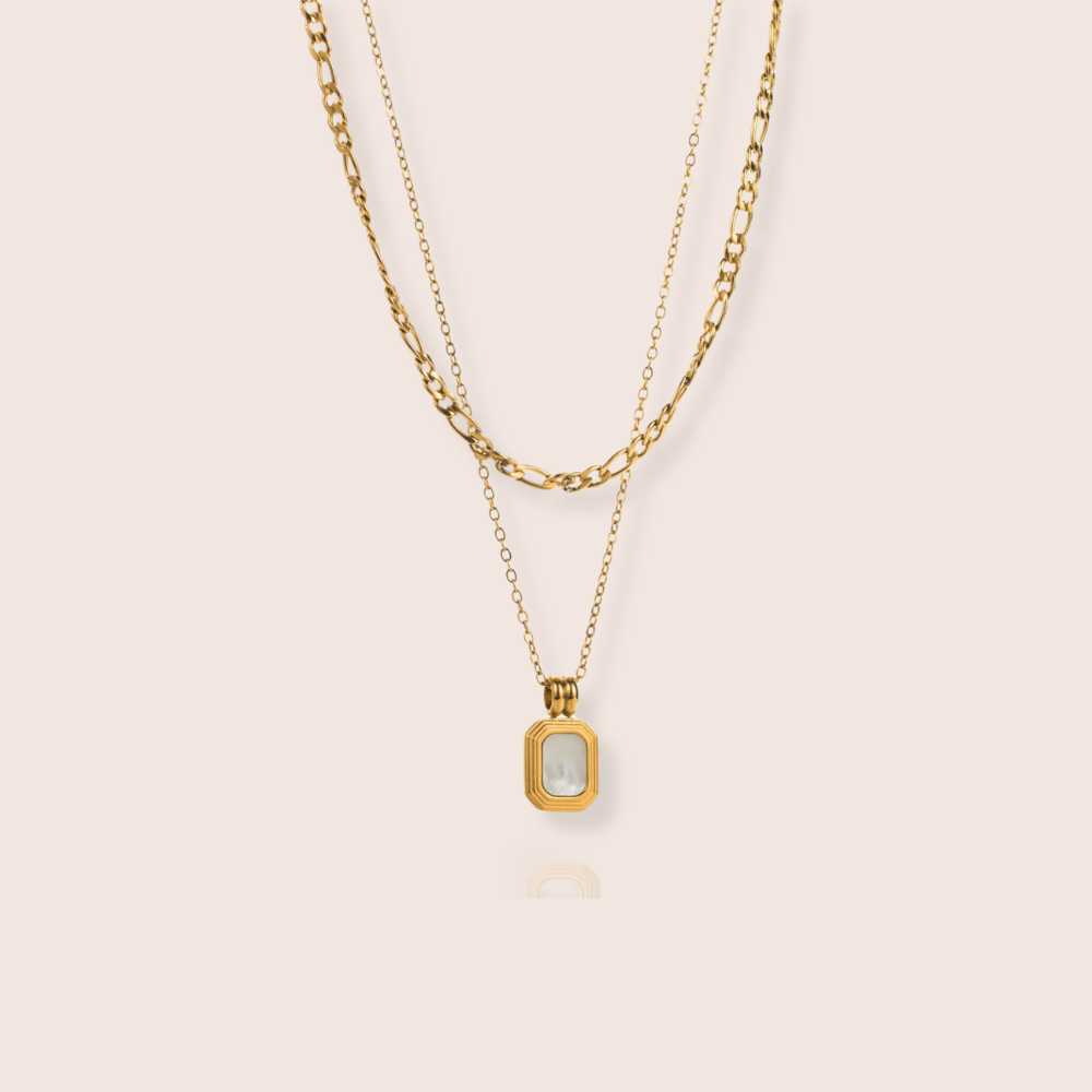 Addison Double Chain Necklace