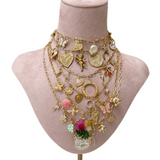 Celestial Bloom Charm Necklace