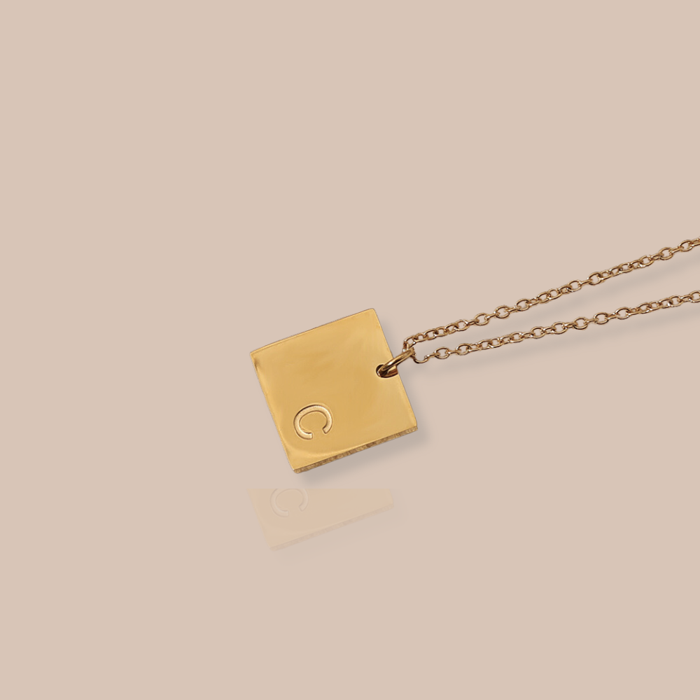 Paige Initial Charm Necklace