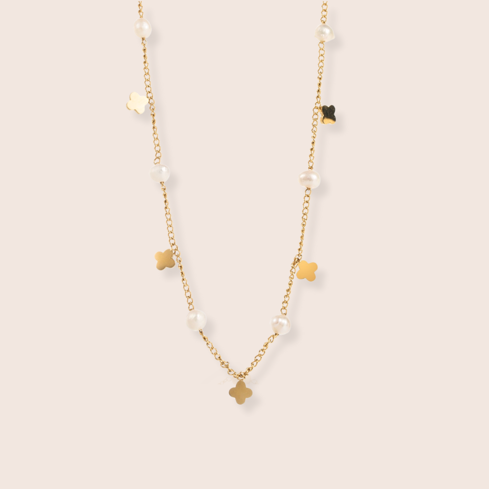 Ryleigh Pearl Droplet Necklace