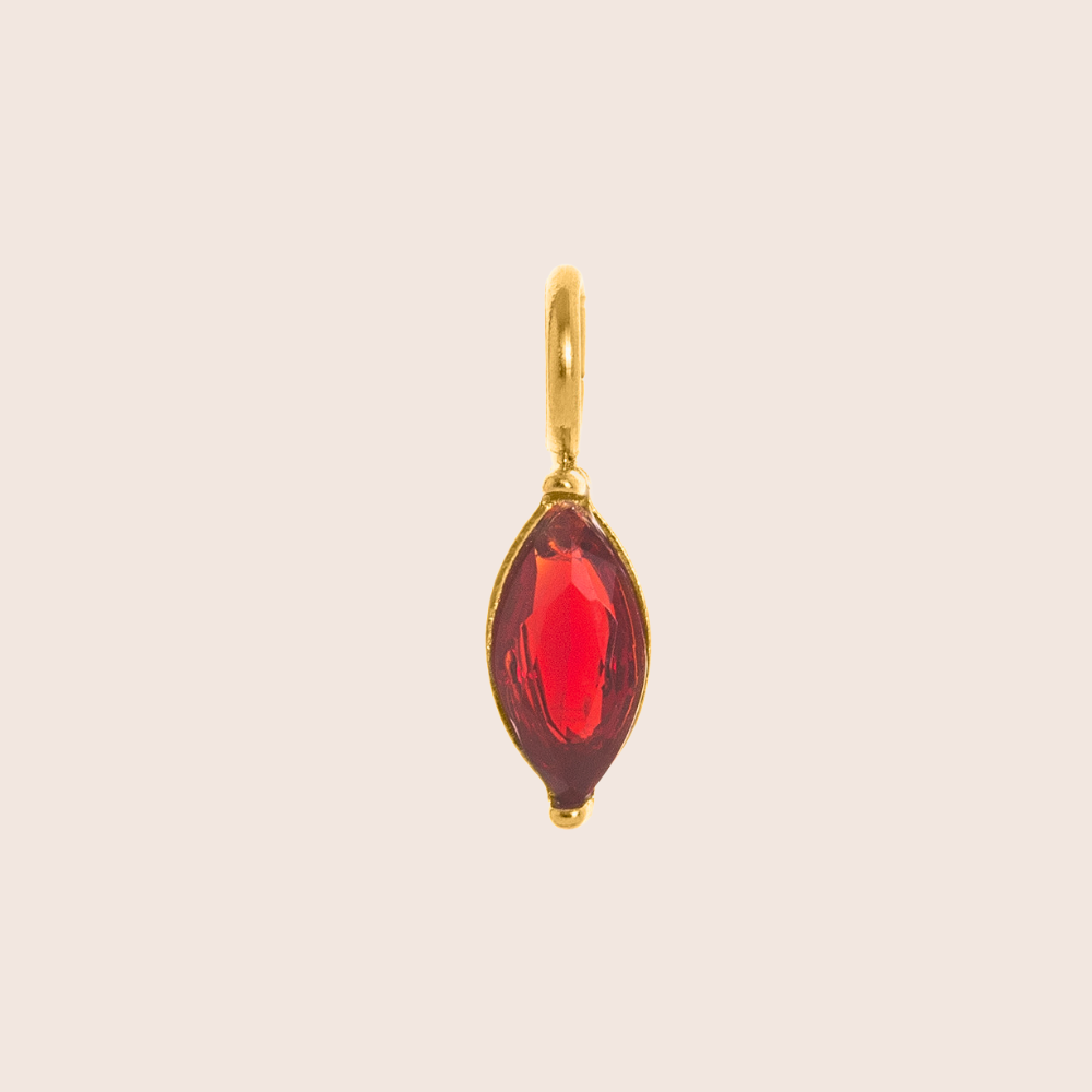 Birthstone Charm - Marquise