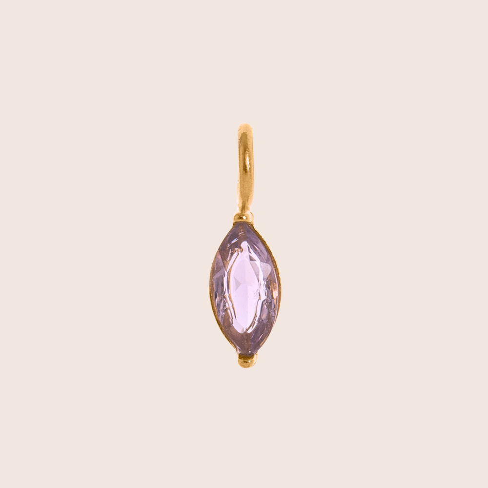 Birthstone Charm - Marquise