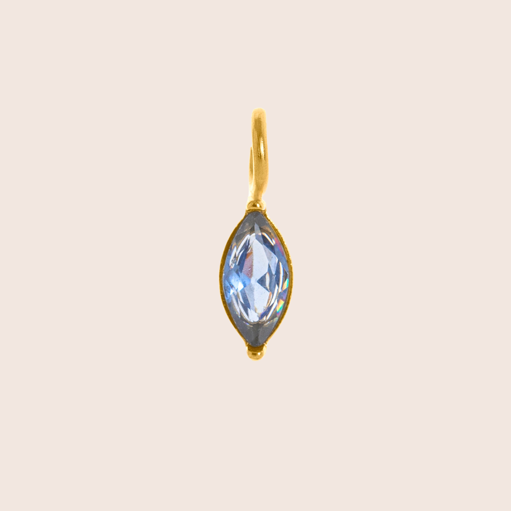 Birthstone Charm - Marquise