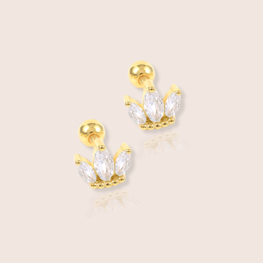 Freya Marquise Stud Earrings