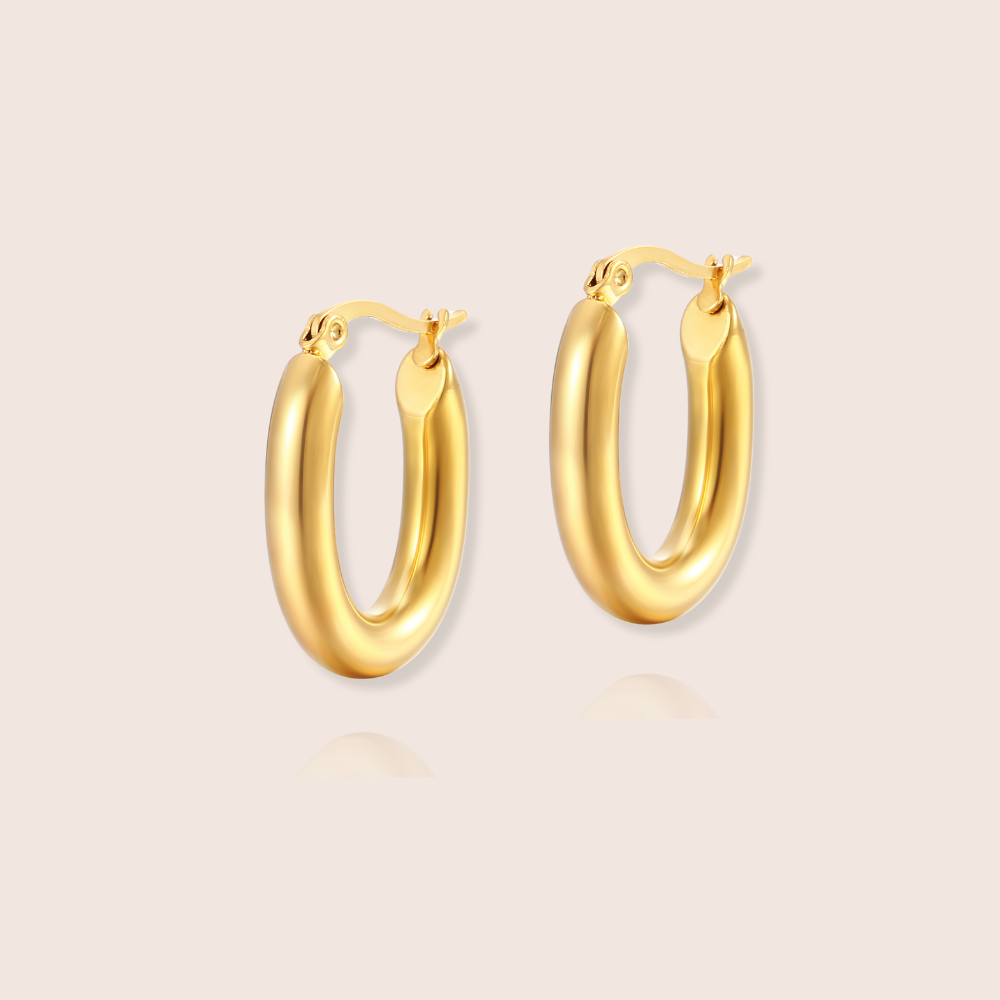 Ariella Chunky Hoop Earrings