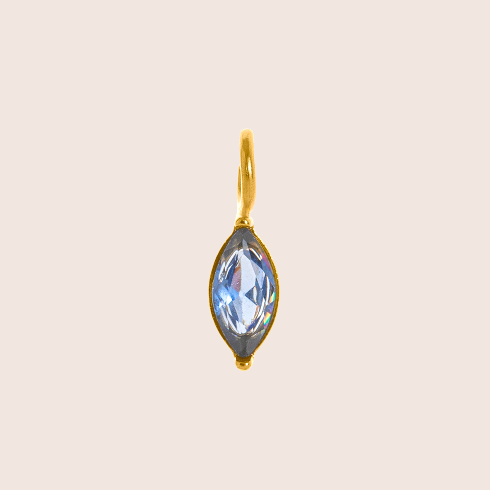 Birthstone Charm - Marquise