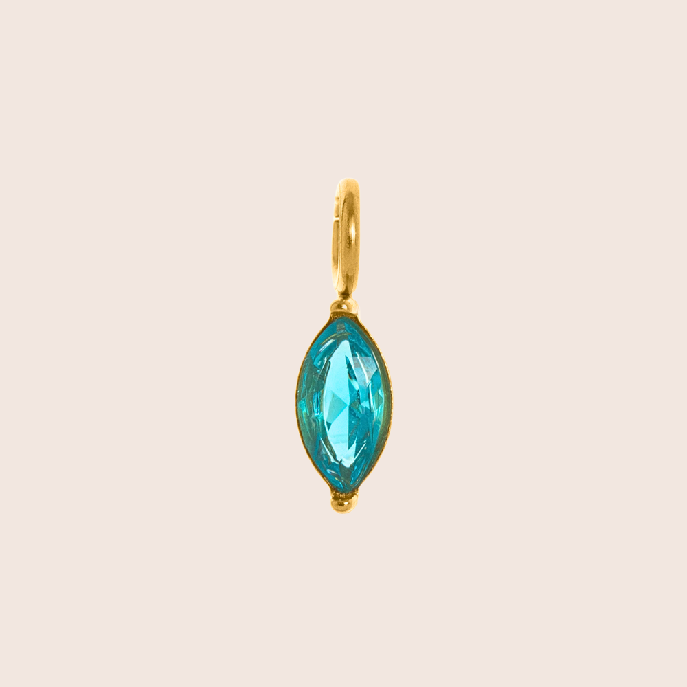 Birthstone Charm - Marquise