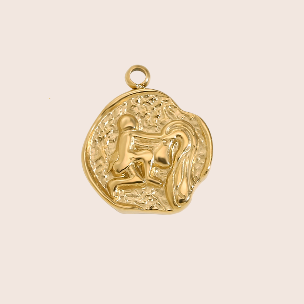 Zodiac Coin Charm