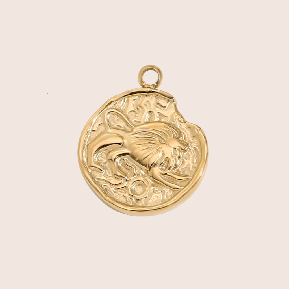 Zodiac Coin Charm