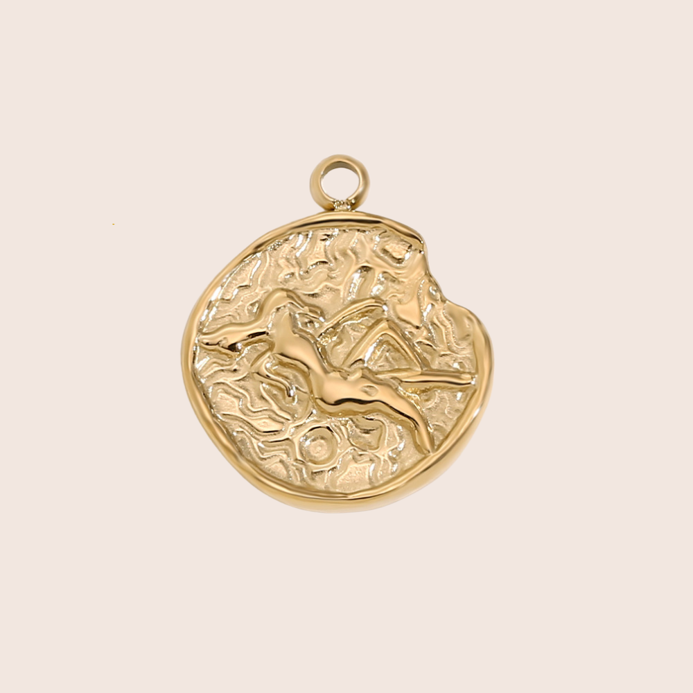 Zodiac Coin Charm