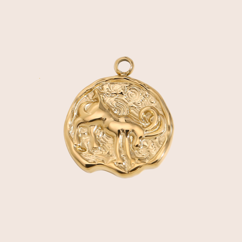 Zodiac Coin Charm