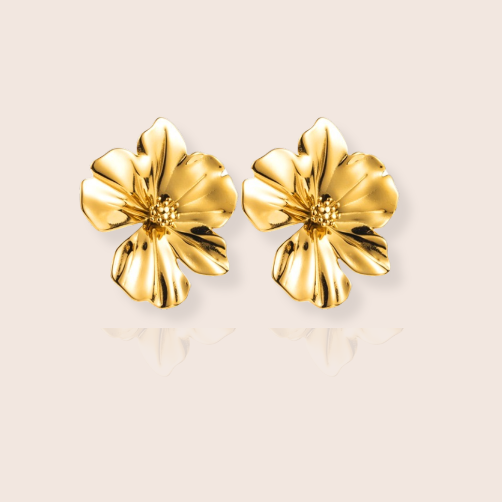 Fleur Statement Flower Earrings