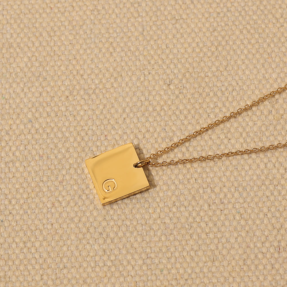 Paige Initial Charm Necklace