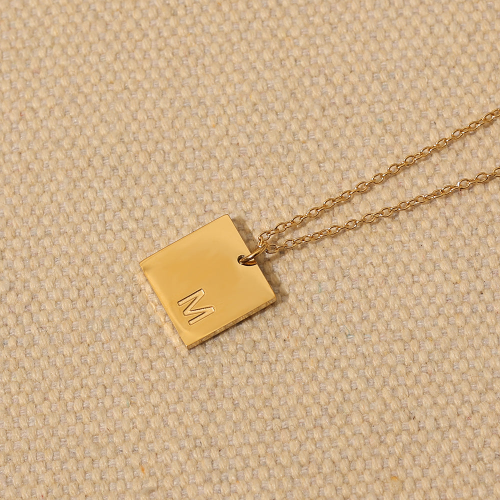 Paige Initial Charm Necklace