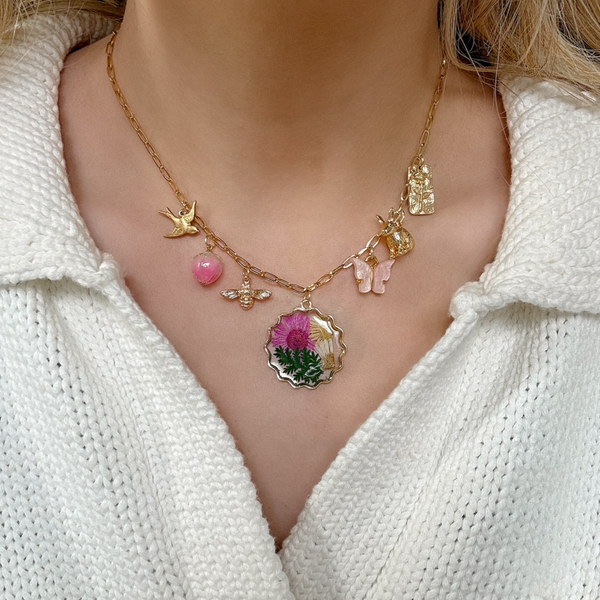 Enchanted Garden Charm Necklace