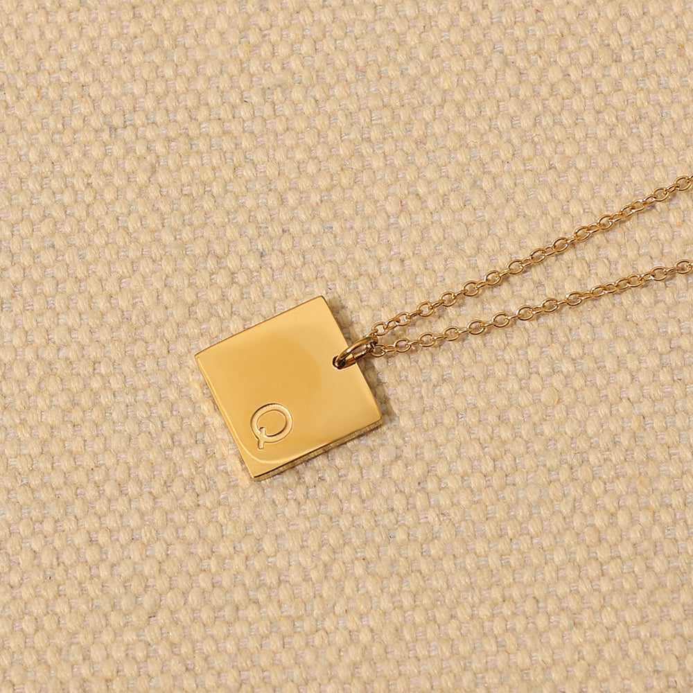 Paige Initial Charm Necklace