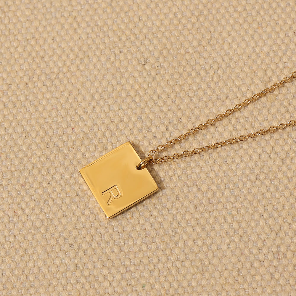 Paige Initial Charm Necklace