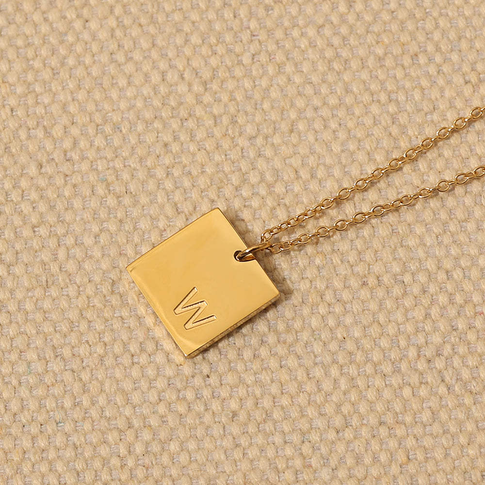 Paige Initial Charm Necklace