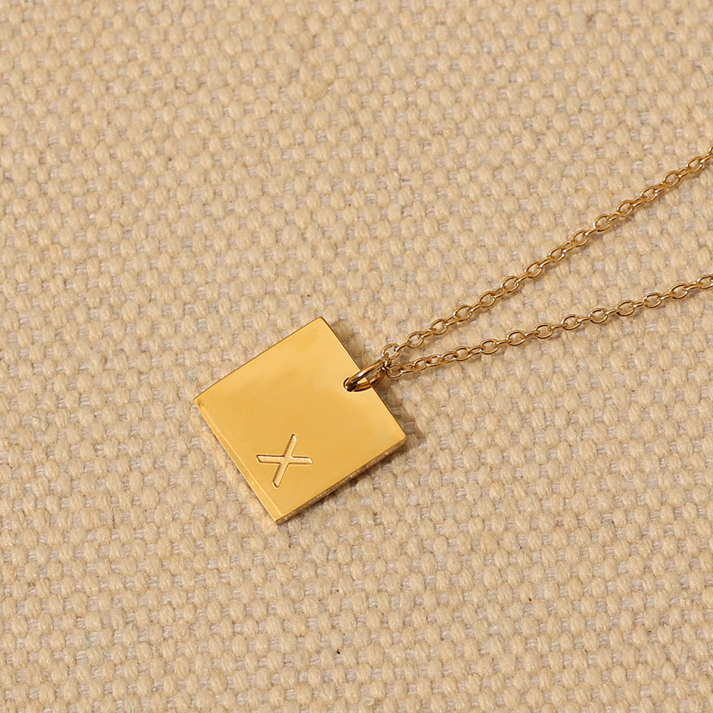 Paige Initial Charm Necklace