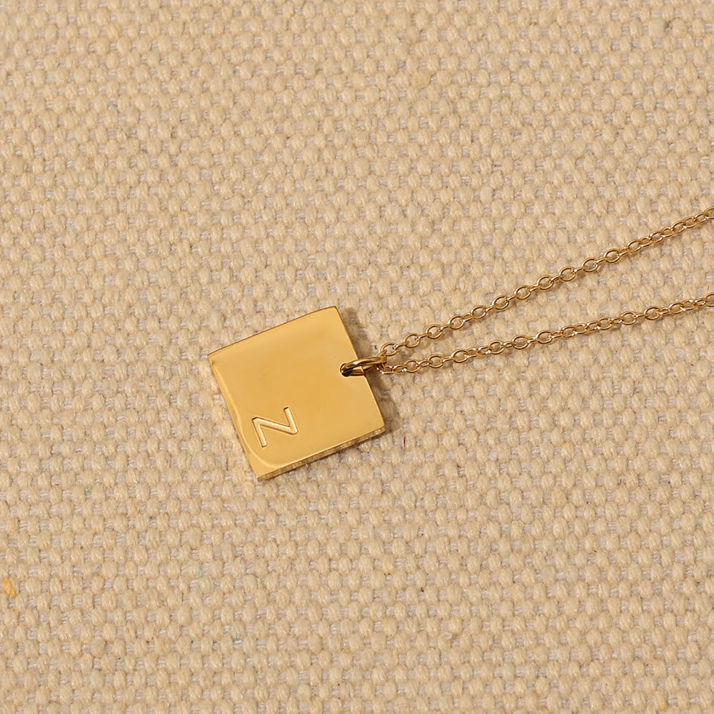 Paige Initial Charm Necklace