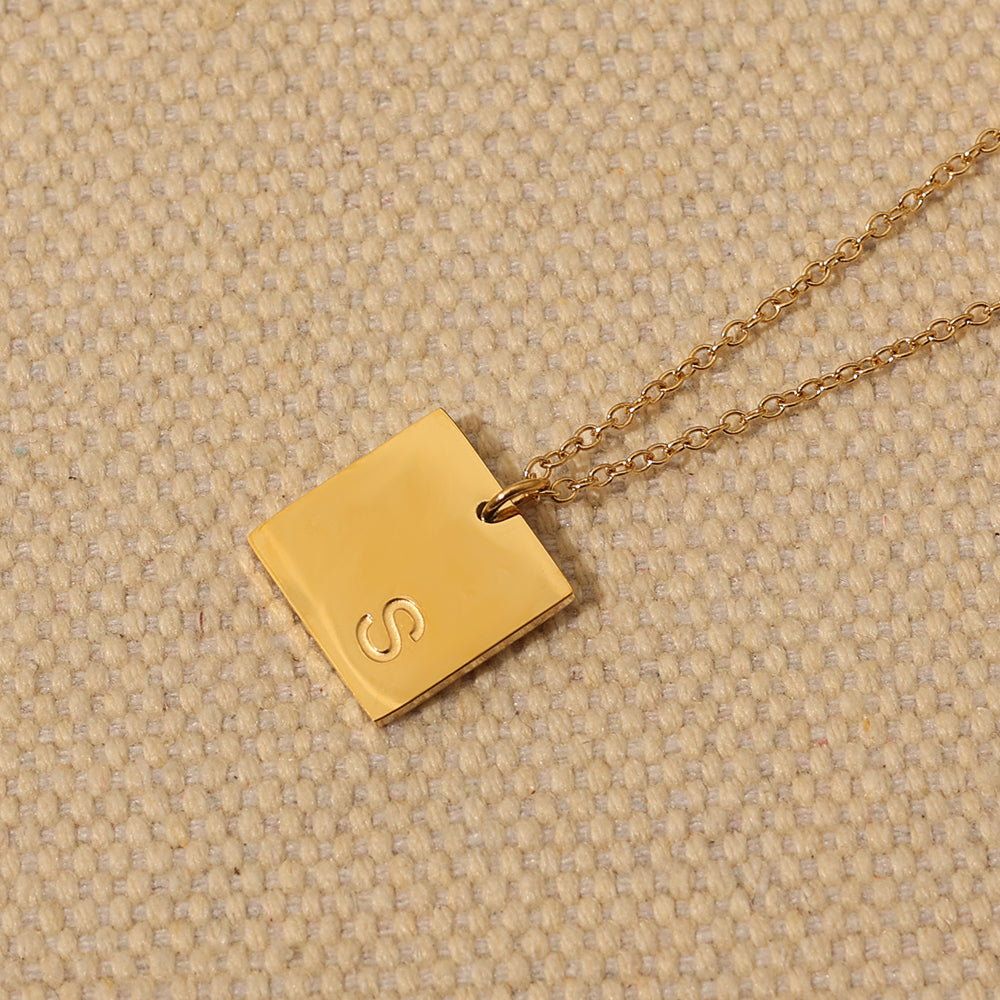 Paige Initial Charm Necklace