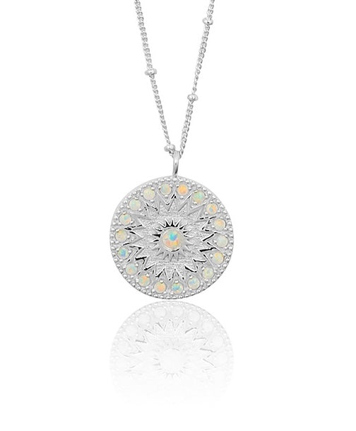 The Aurelia Opal Coin Necklace