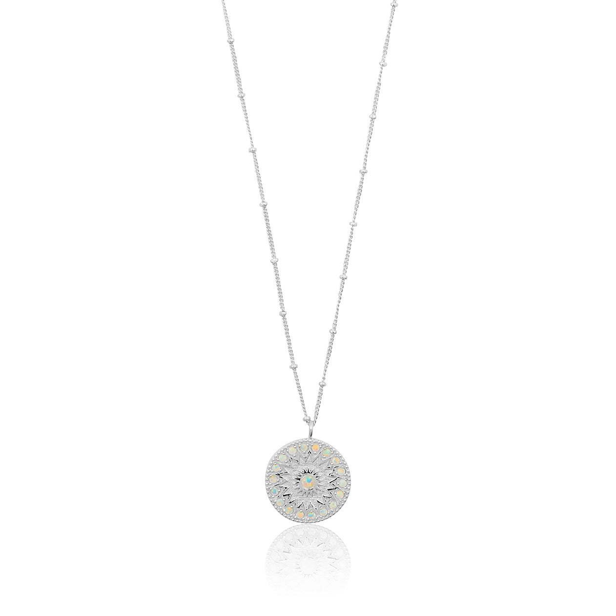 The Aurelia Opal Coin Necklace