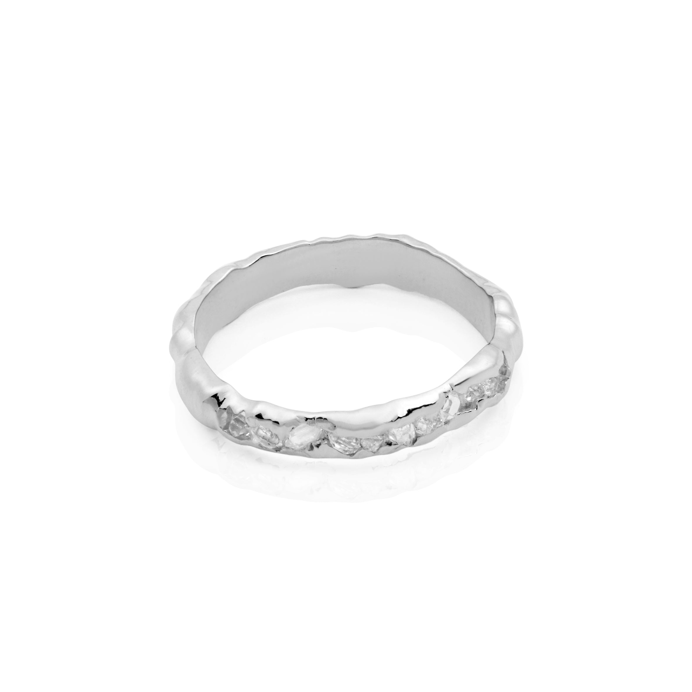 Veda Raw Quartz Ring