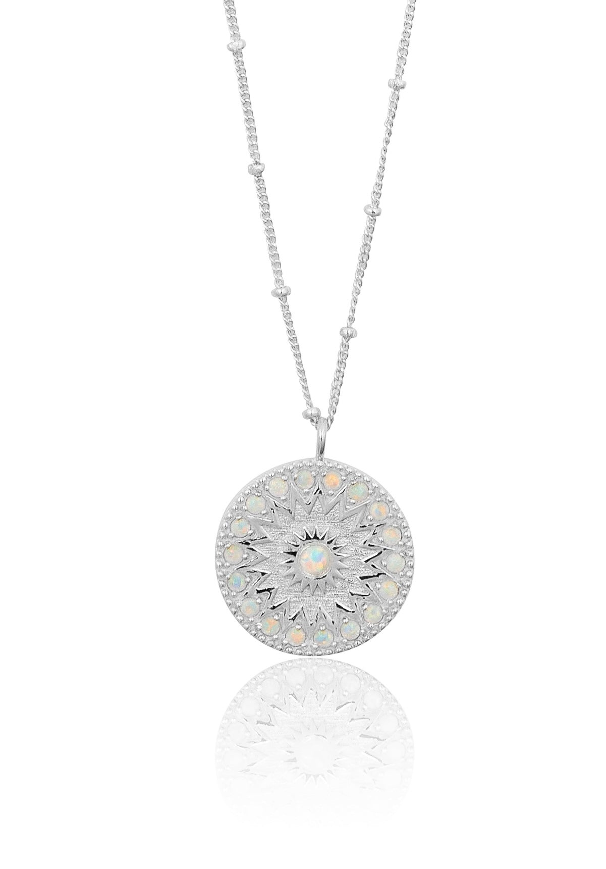 Aurelia Opal Coin Necklace