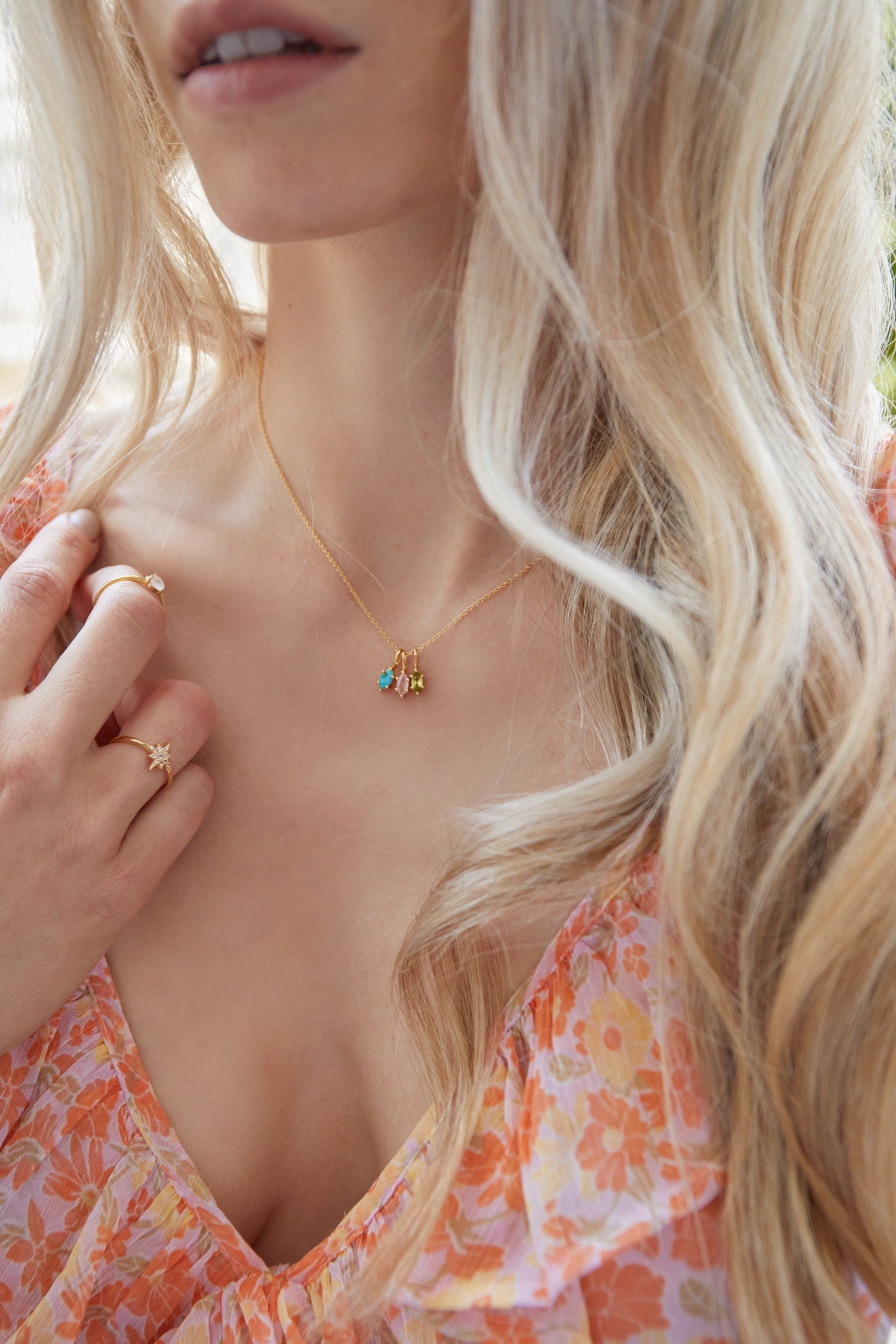 December Birthstone Necklace Turquoise