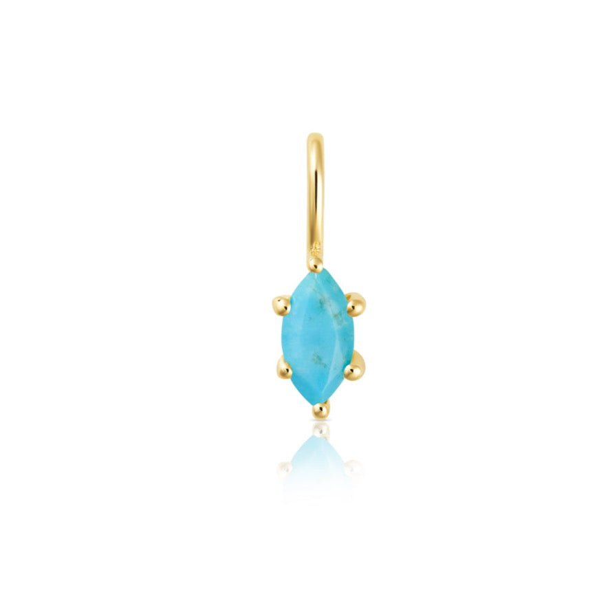 December Birthstone Charm Turquoise