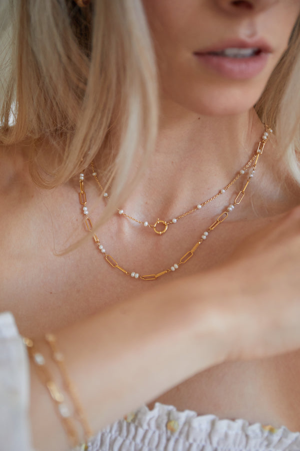 Etta Pearl Chain Necklace
