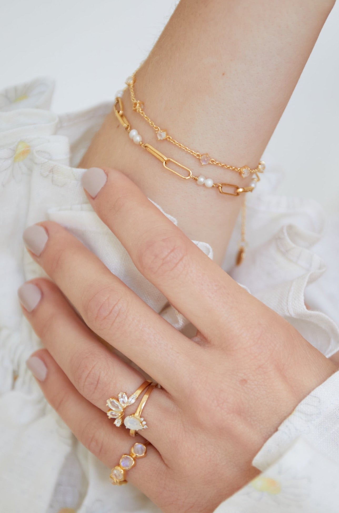 Marelle Moonstone Bracelet