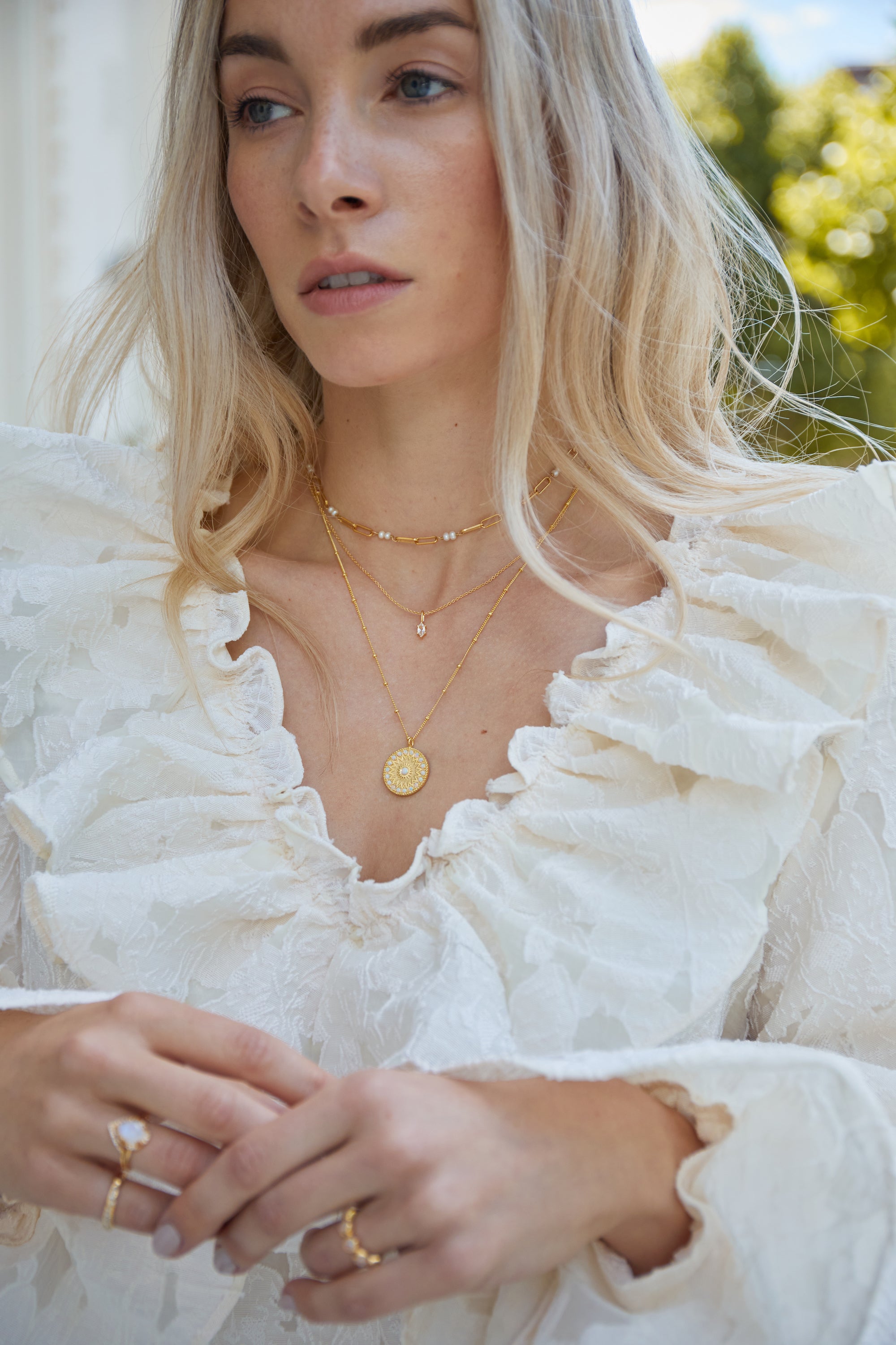 Frances Pearl Link Chain