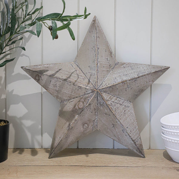 Rustic Wooden Barn Star 2 Sizes