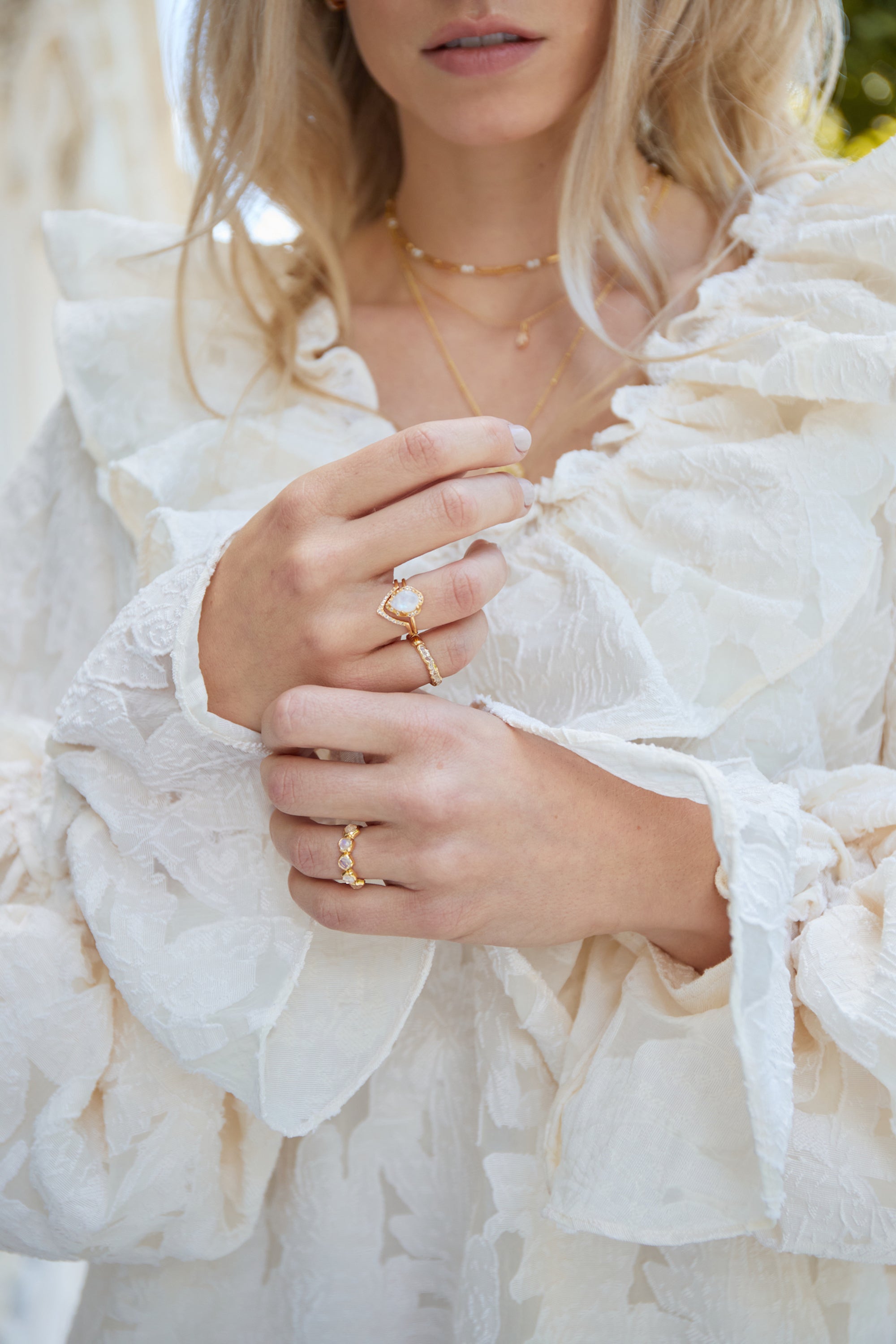 Lucinda White Topaz Ring