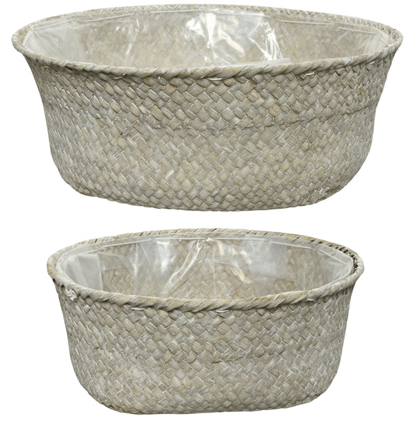 White Sea Grass Baskets