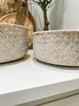 White Sea Grass Baskets