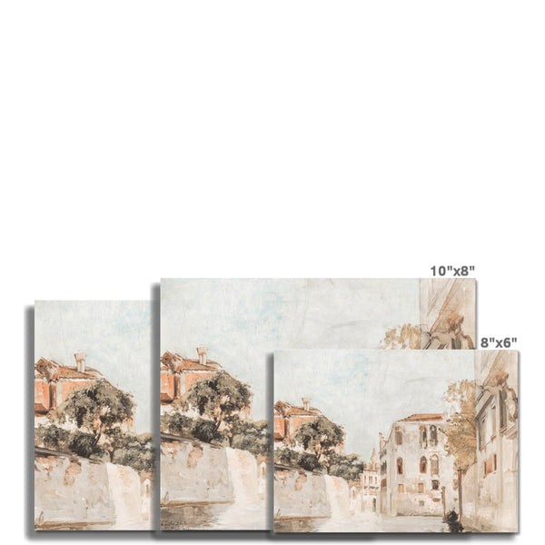 Vue de la ville de Venise Fine Art Print